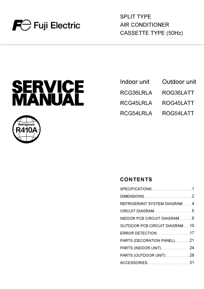 Fuji Electric RCG36LRLA User manual