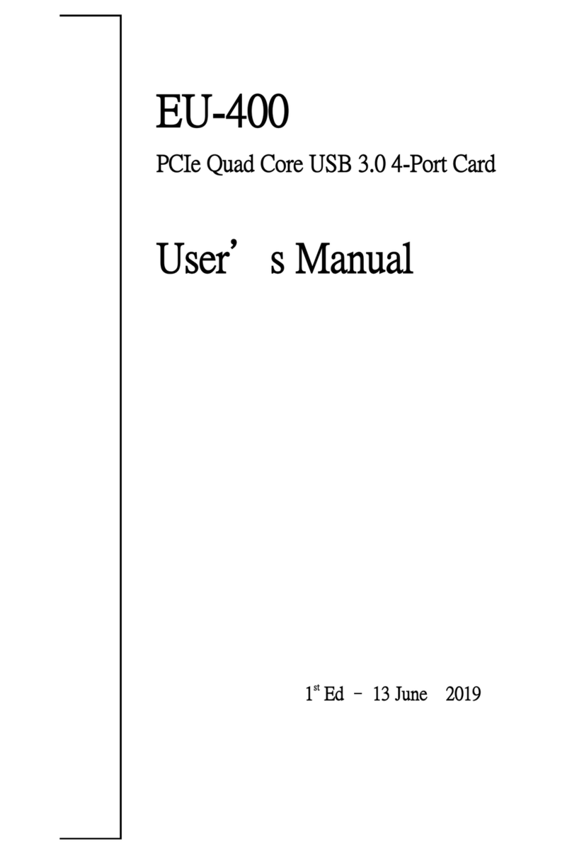 Gbord EU-400 User manual