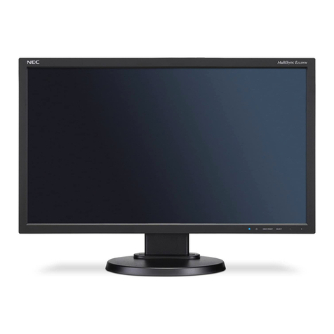NEC MultiSync E233WM User manual