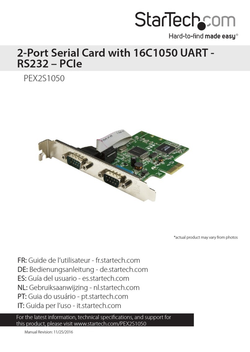 StarTech.com 065030868297 User manual