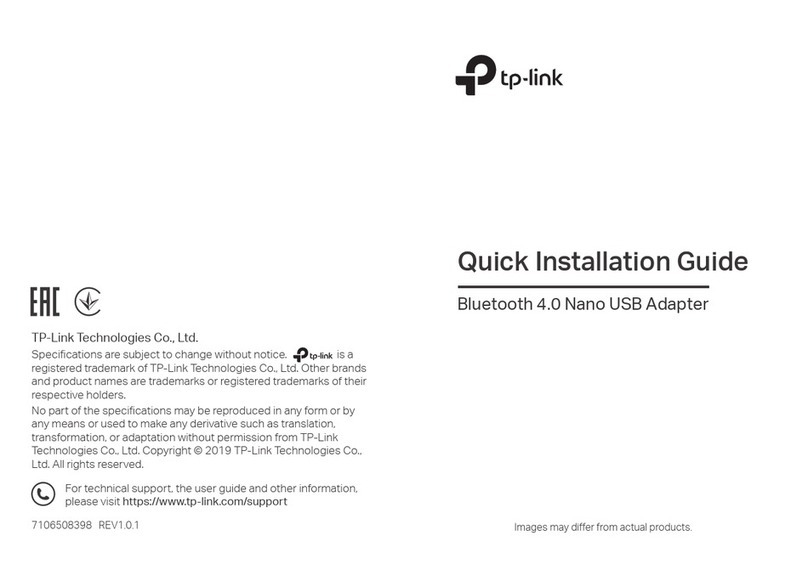 TP-Link UB4A Quick installation guide