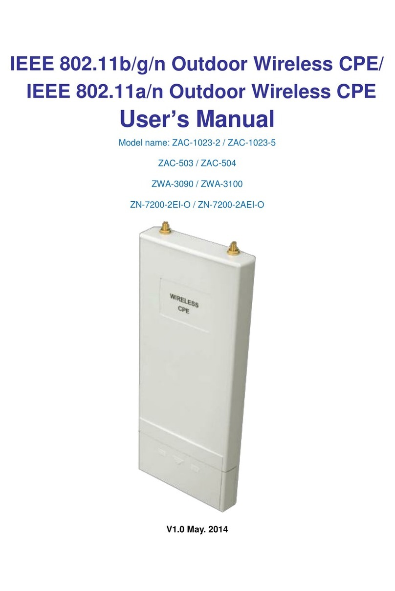 Zcom ZAC-1023-2 User manual Zcom ZAC-1023-2 User manual