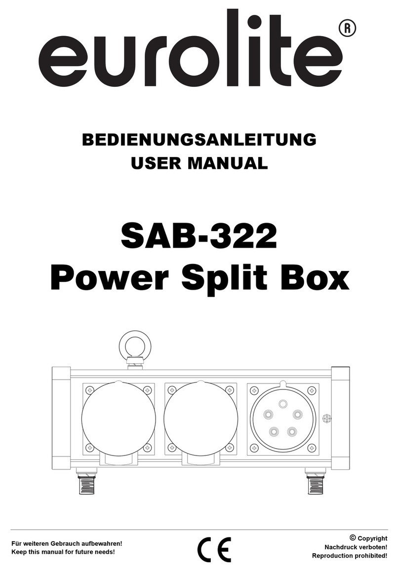 EuroLite SAB-322 user manual