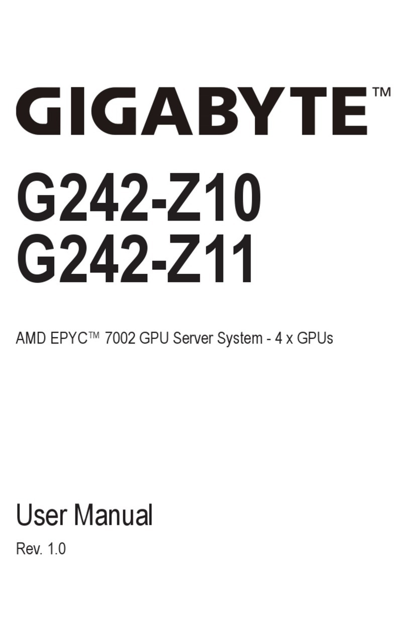 Gigabyte G242-Z10 User manual