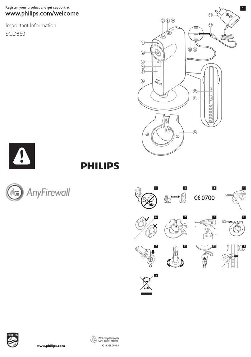 Philips SCD860/05 Operating manual