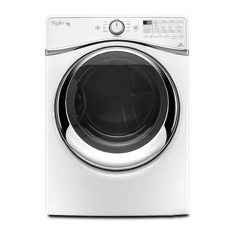 Whirlpool YWED97HEDW User manual