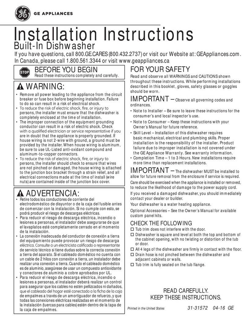 GE GDF610PSJ5SS User manual