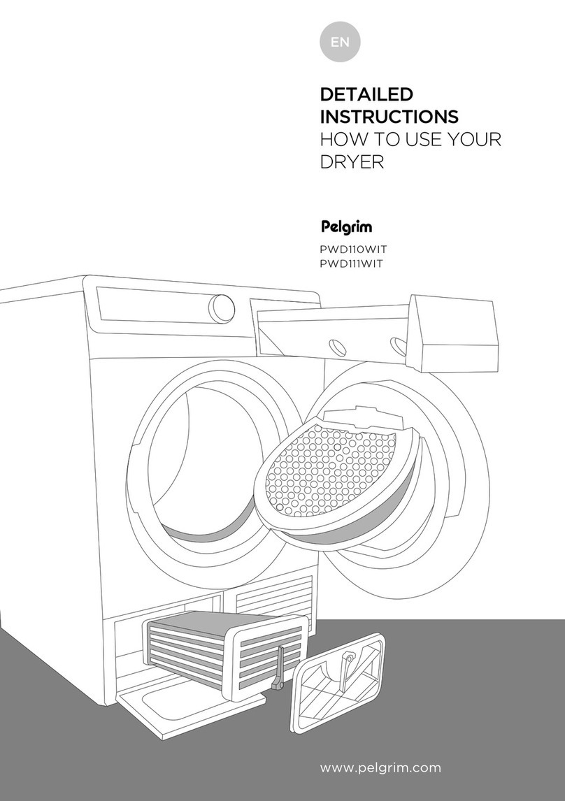 Pelgrim PWD110WIT Detailed instructions