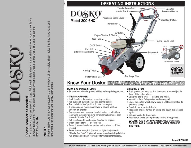 DOSKO 200-6HC User manual DOSKO 200-6HC User manual