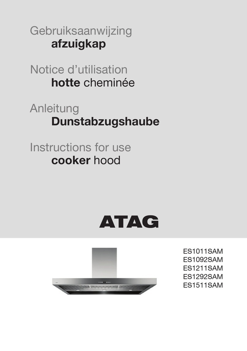 Atag ES1011SAM Instructions for use