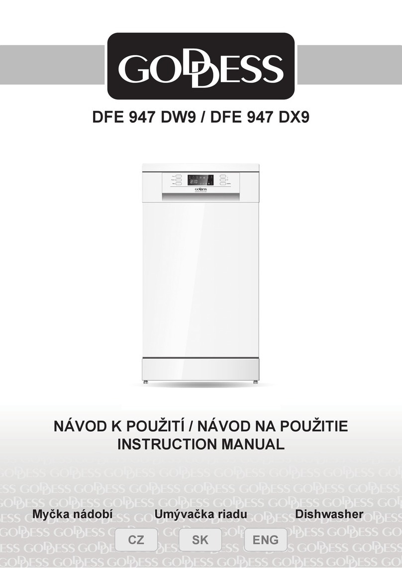 Goddess DFE 947 DW9 instruction manual