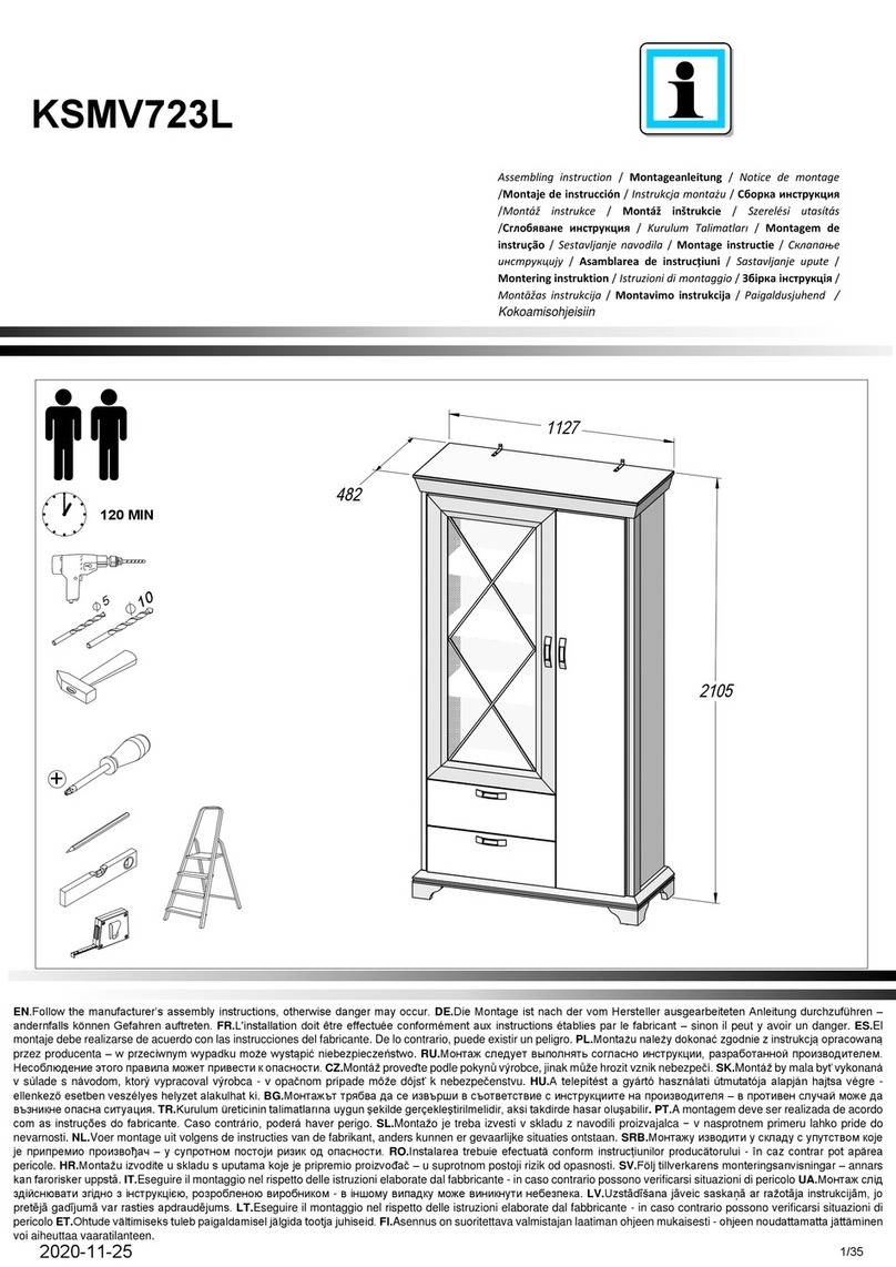 Forte KSMV723L Assembling Instruction