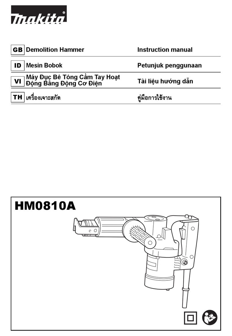 Makita HM0810TA User manual