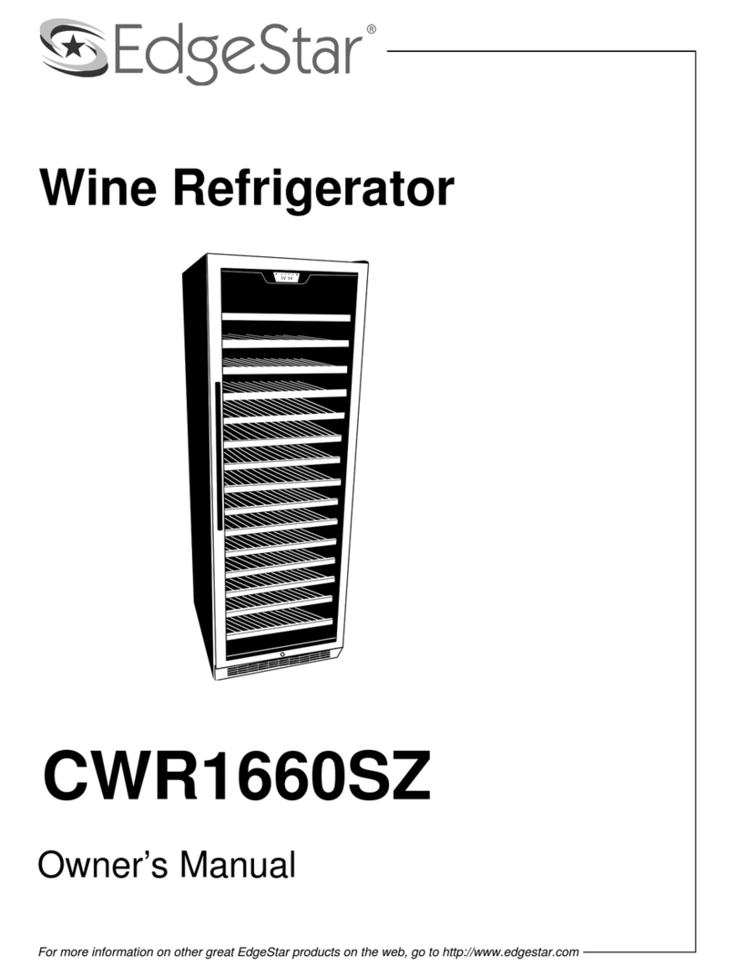 EdgeStar CWR1660SZ owner's manual