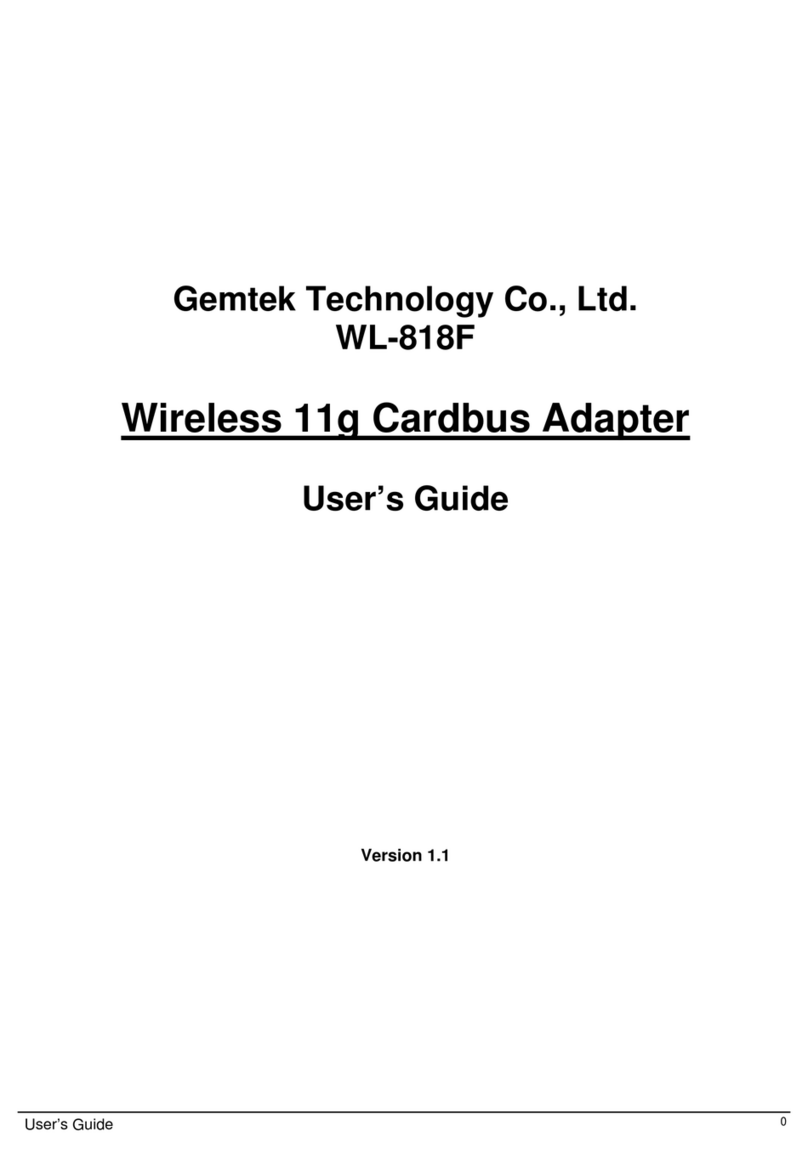 Gemtek WL-818F user guide