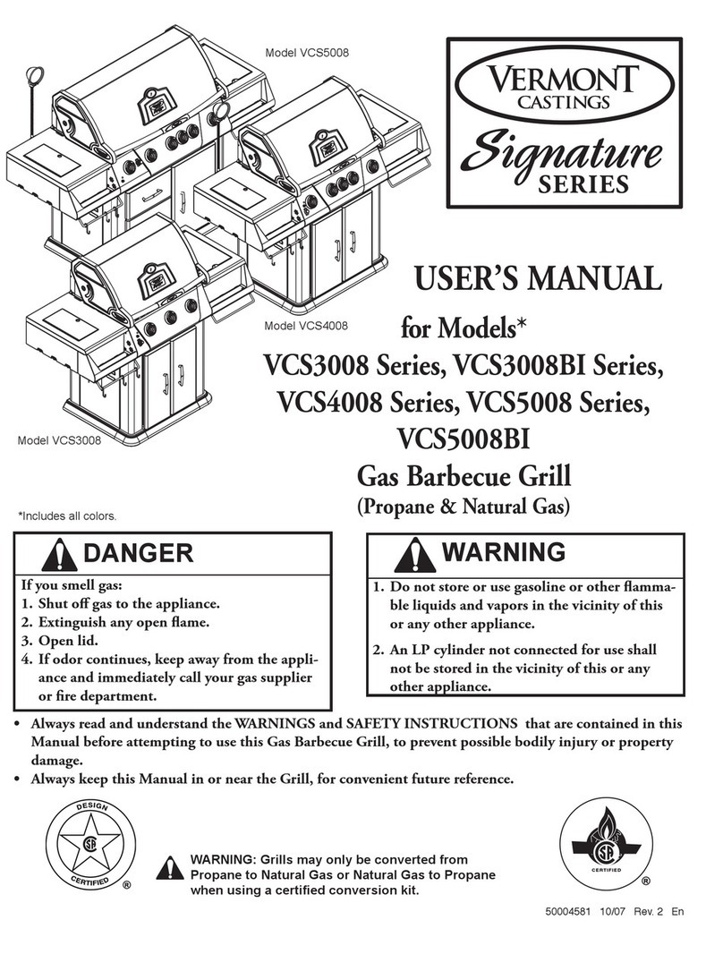 Vermont Castings Signature VCS5008 Series User manual Vermont Castings Signature VCS5008 Series User manual