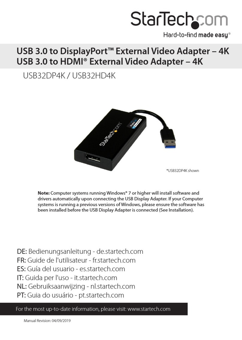 StarTech.com USB32HD4K User manual