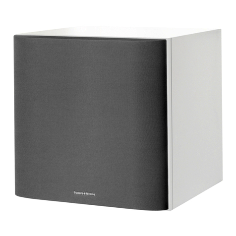 Bowers & Wilkins ASW610 User manual