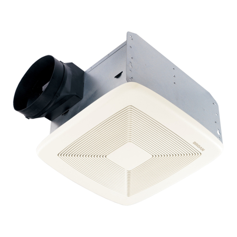 Broan ULTRA SILENT QTXE1102 User manual
