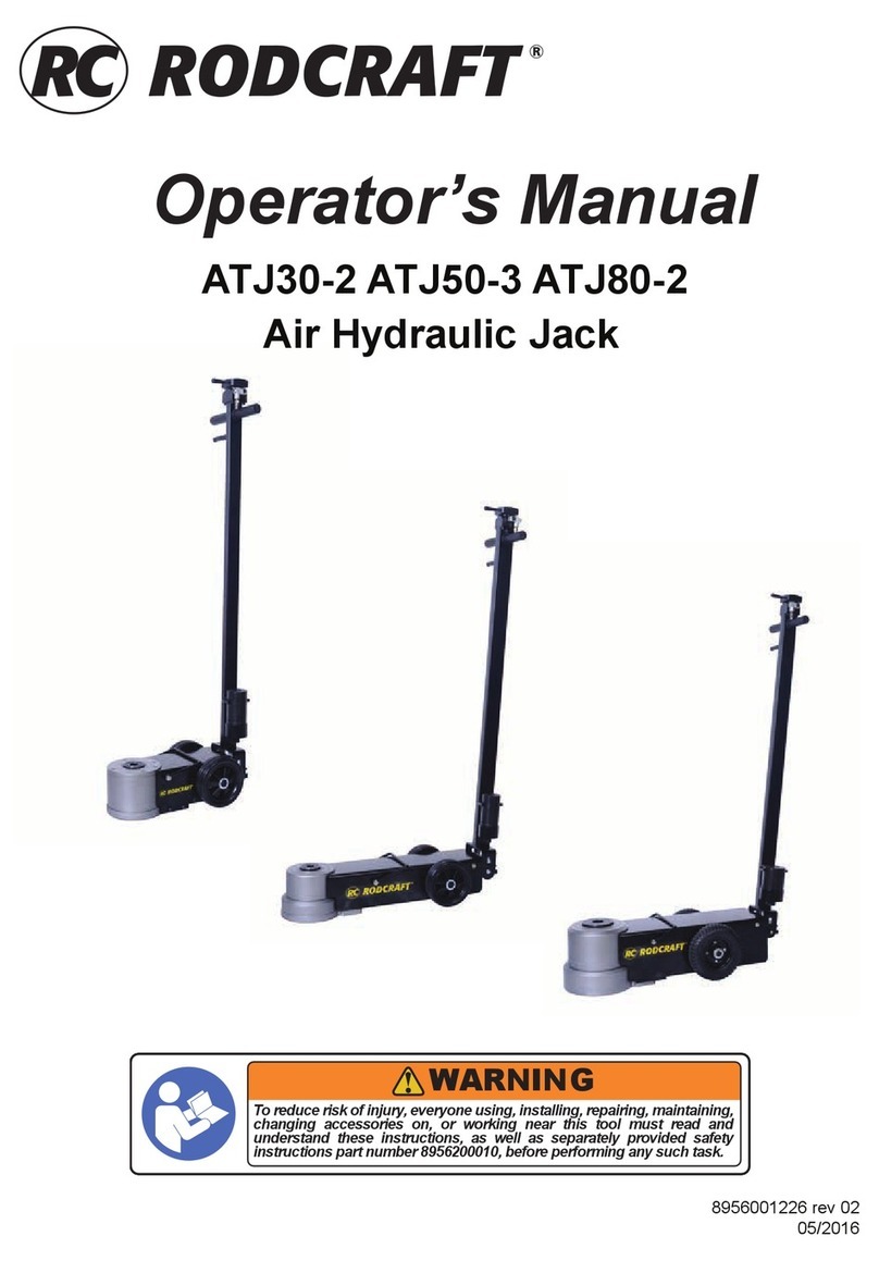 RODCRAFT ATJ50-3 Operator's manual