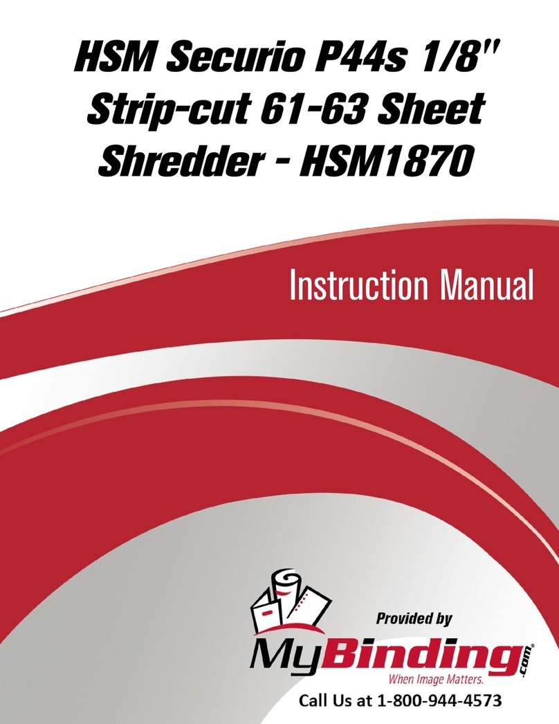 HSM SECURIO P 44S User manual