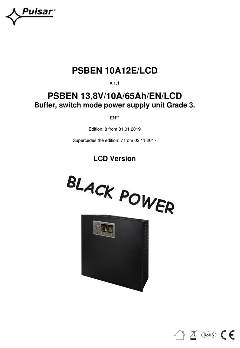 Pulsar PSBEN 10A12E/LCD User manual