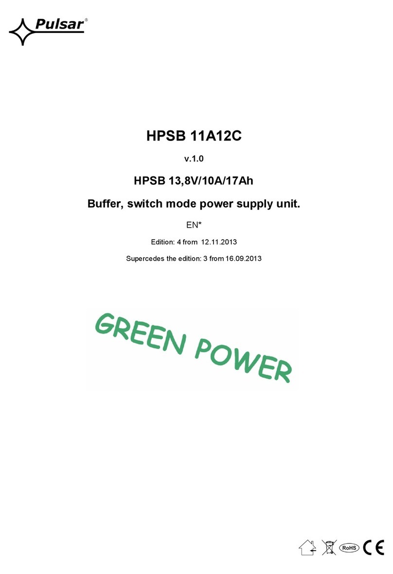 Pulsar HPSB 11A12C User manual