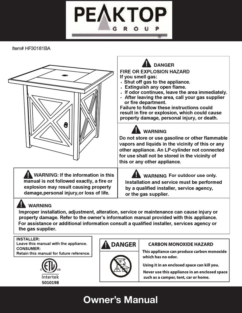 PEAKTOP HF30181BA User manual PEAKTOP HF30181BA User manual