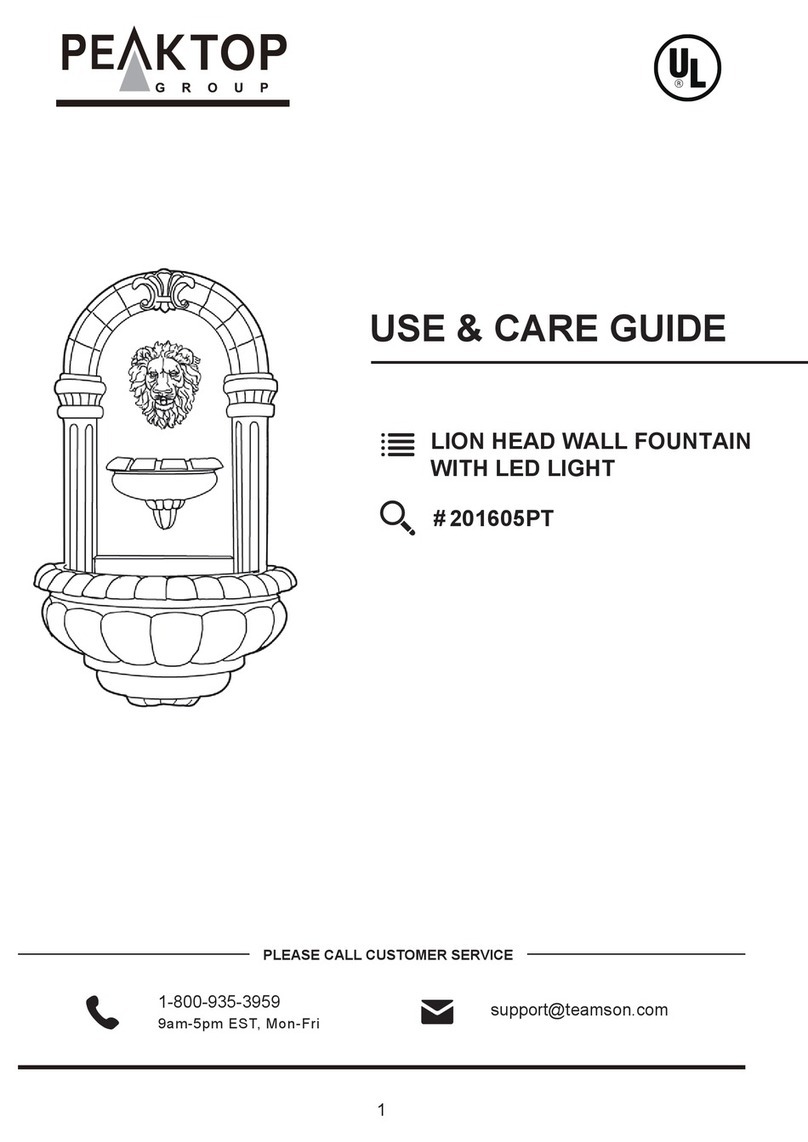PEAKTOP 201605PT Use & care guide