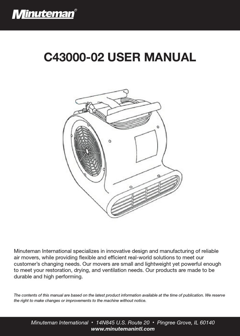 Minuteman AD100 User manual