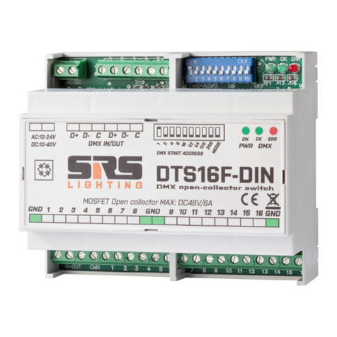 plasa SRS Lighting DTS16F-DIN instruction manual