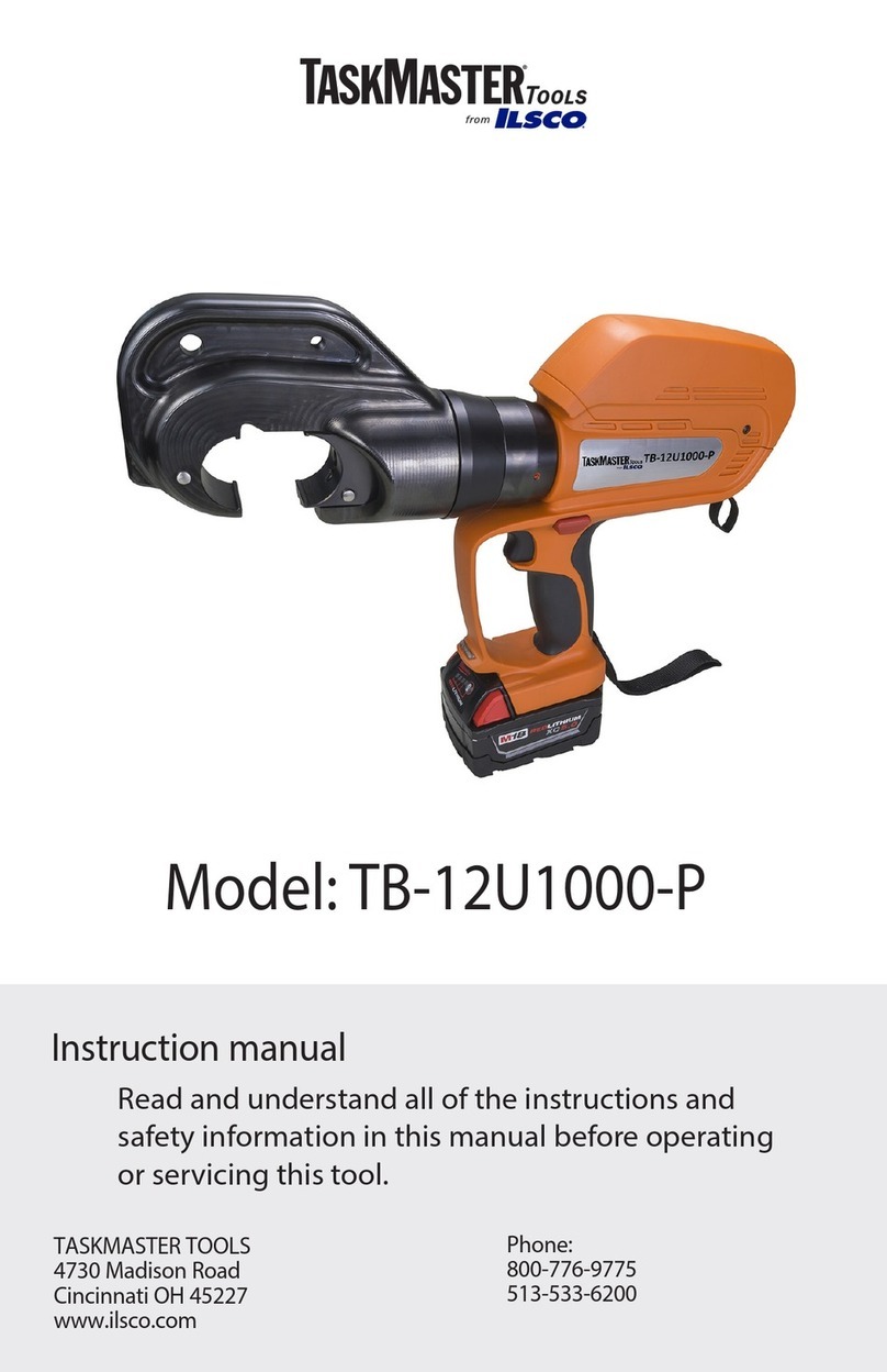 Ilsco TaskMaster TB-12U1000-P instruction manual