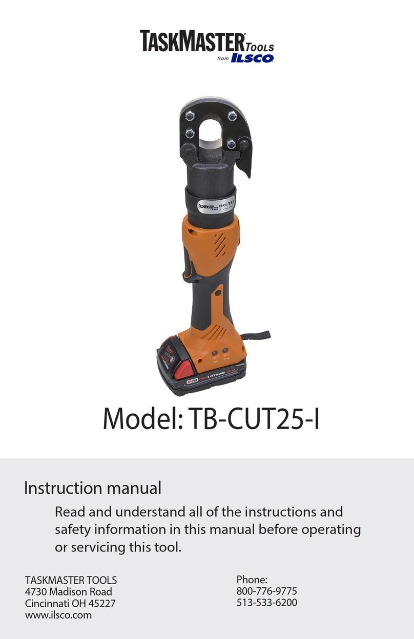 Ilsco TaskMaster TB-CUT25-I instruction manual