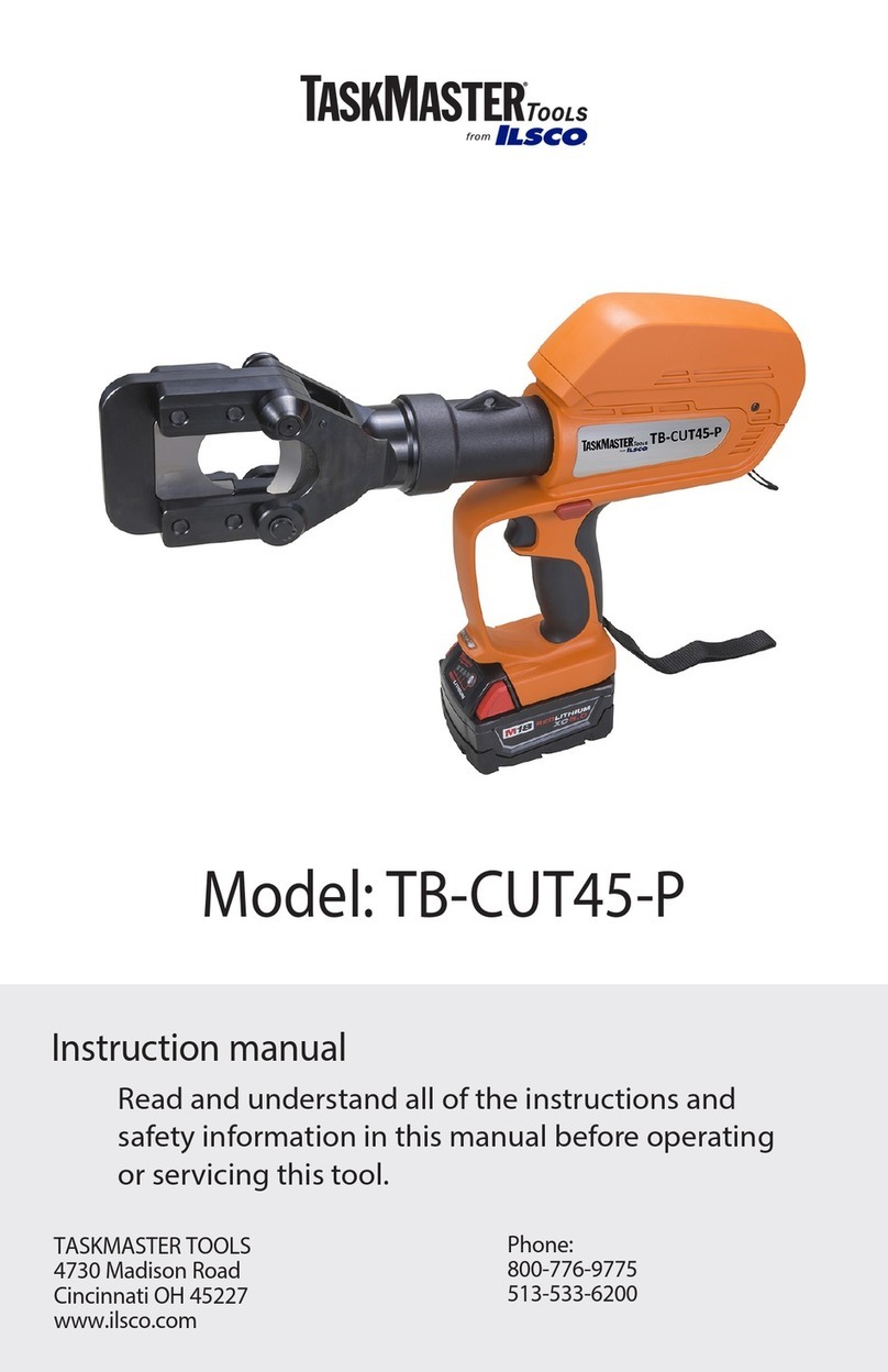 Ilsco TaskMaster TB-CUT45-P instruction manual