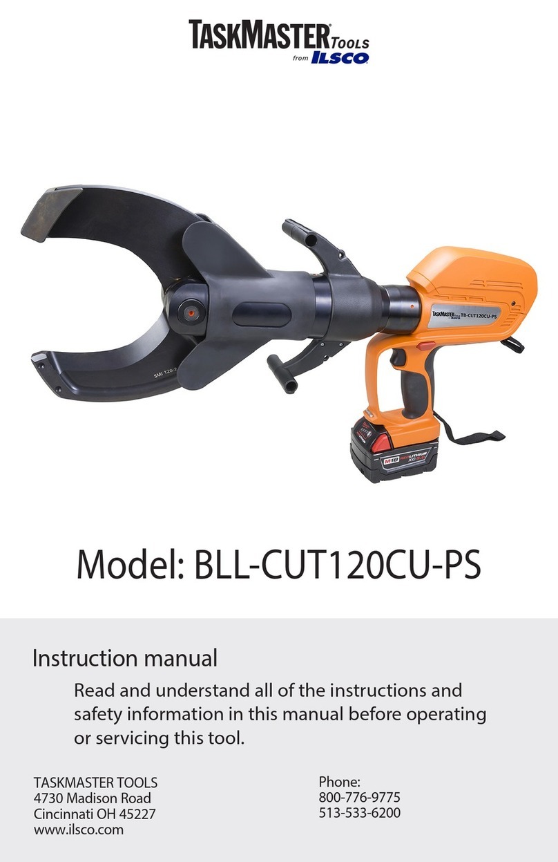 Ilsco TaskMaster BLL-CUT120CU-PS User manual