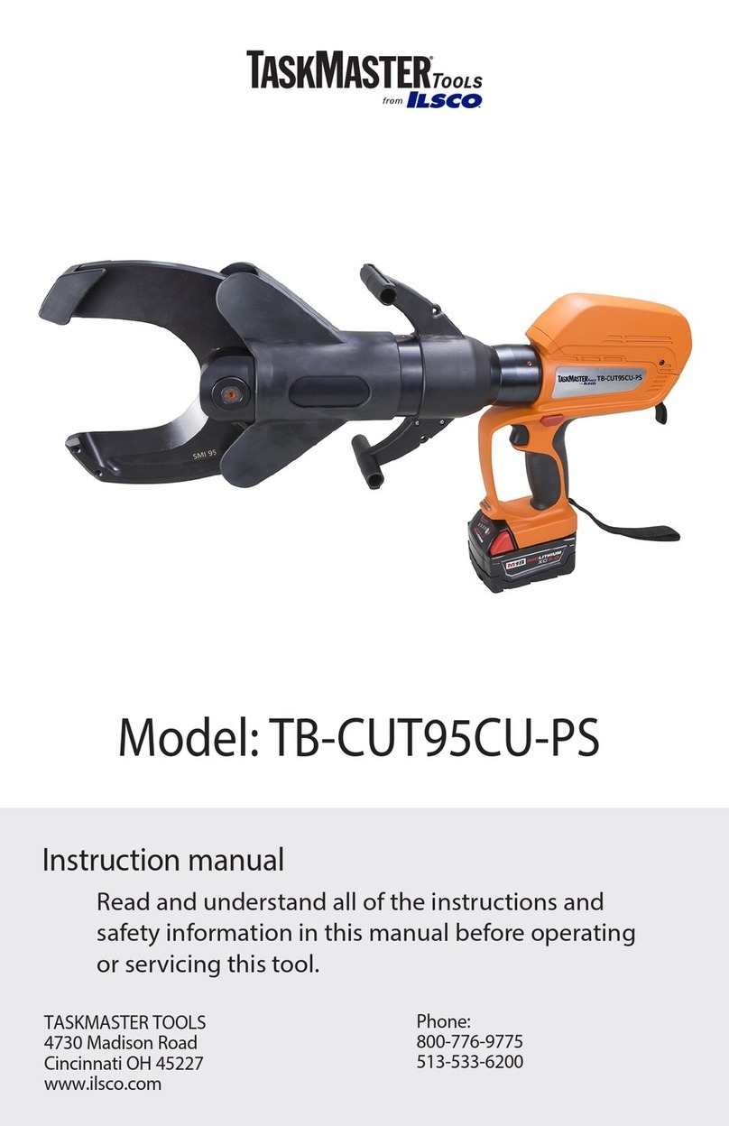 Ilsco TaskMaster TB-CUT95CU-PS instruction manual
