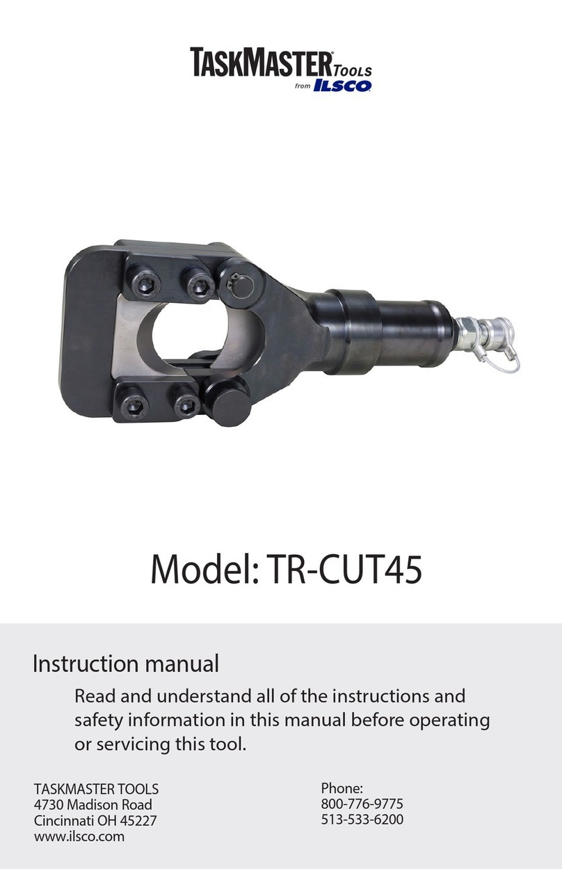 Ilsco TaskMaster TR-CUT45 instruction manual