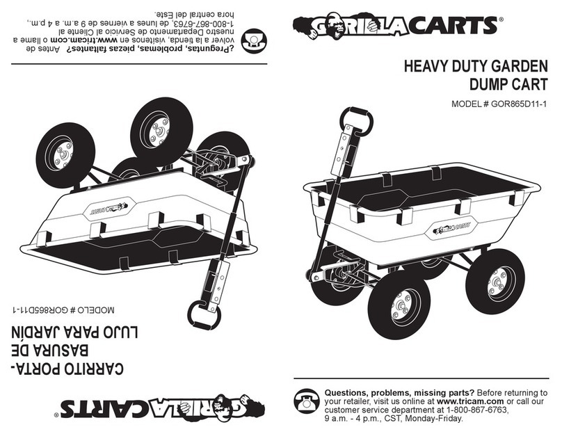 Gorilla Carts GOR865D11-1 User manual