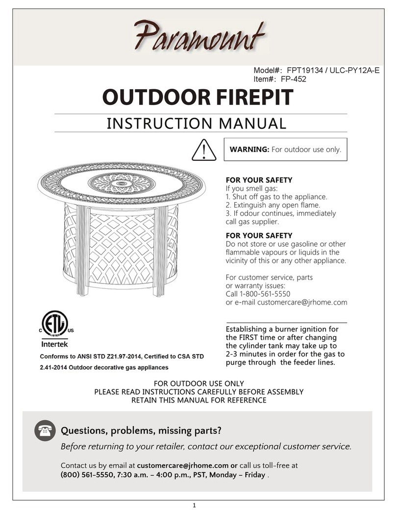 Paramount Fitness FPT19134 User manual Paramount Fitness FPT19134 User manual