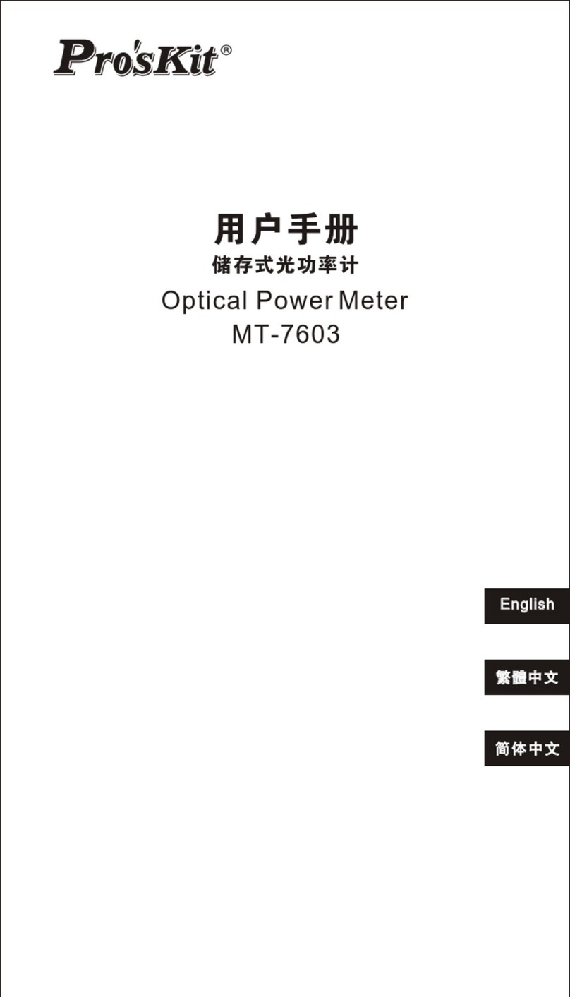 Pro's Kit MT-7603 User manual