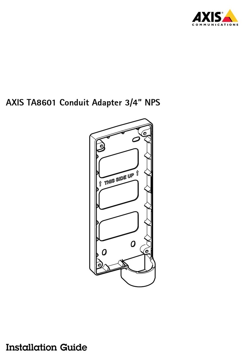 Axis TA8601 User manual