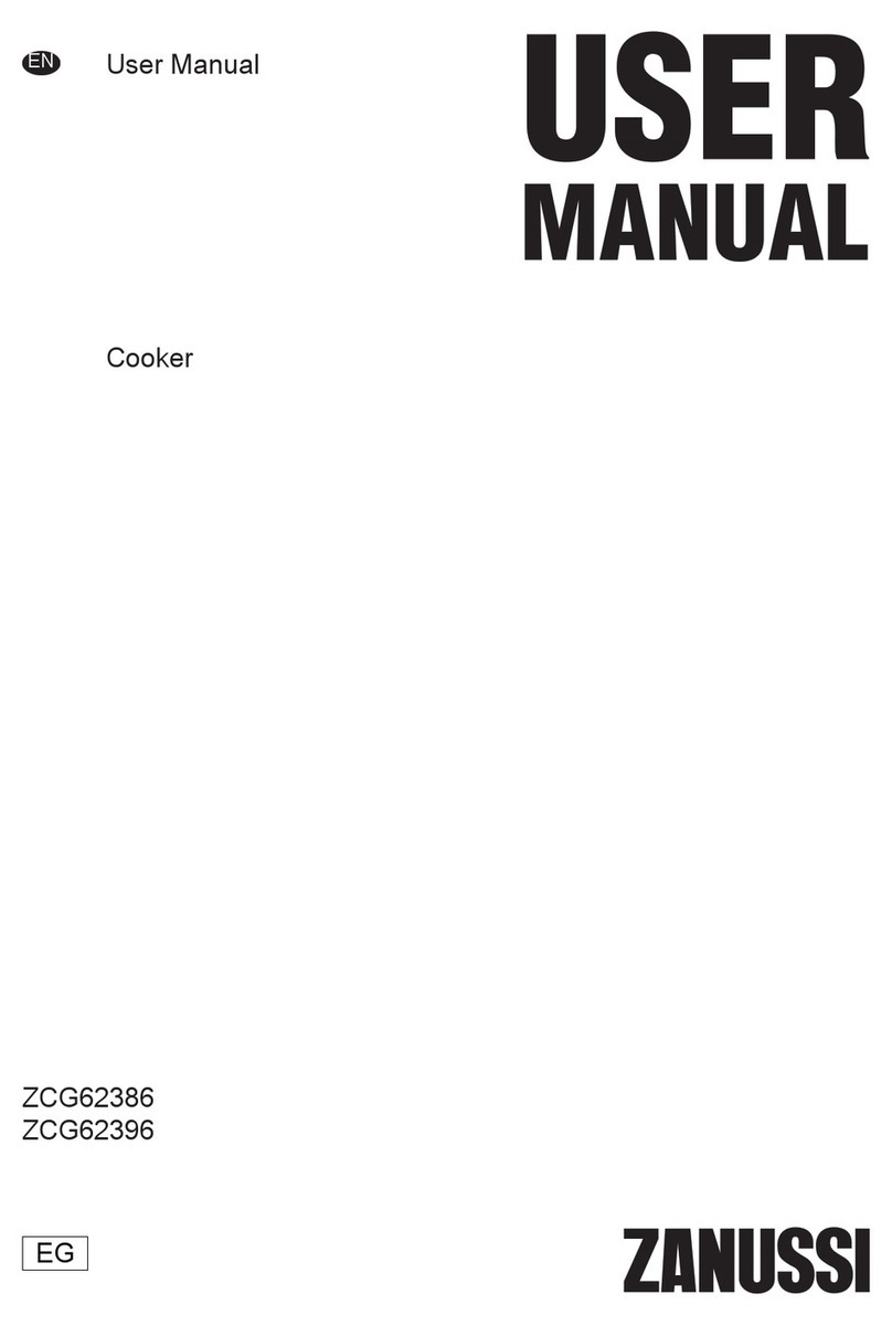 Zanussi ZCG62386 User manual