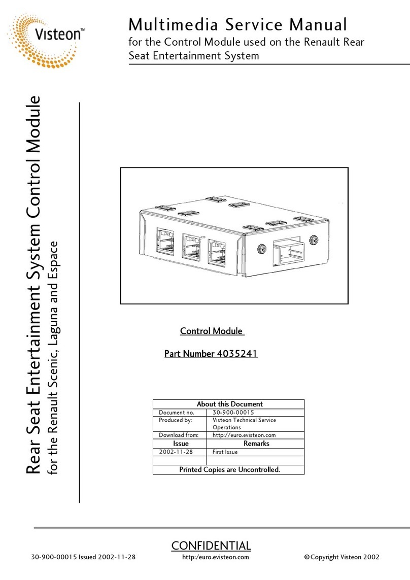 VISTEON 4035241 Service manual