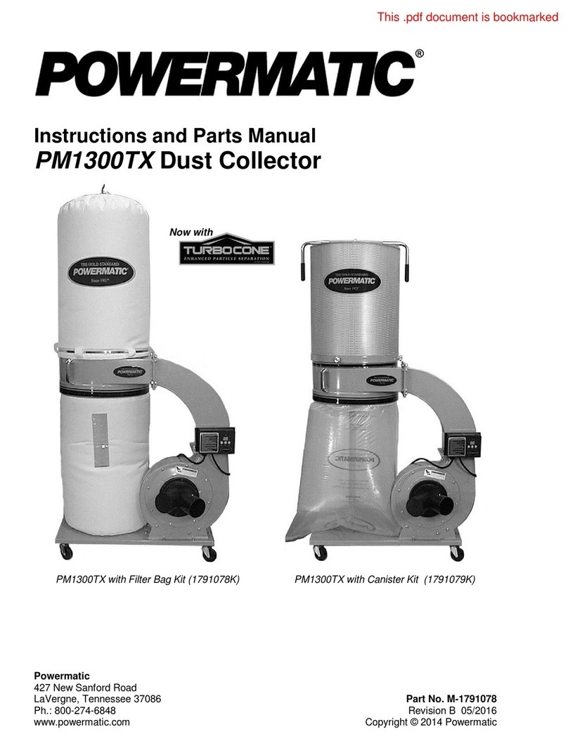 Powermatic PM1300TX-BK Technical reference manual