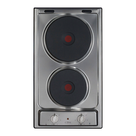 CDA Domino HE3140SS Directions for installation, use and maintenance