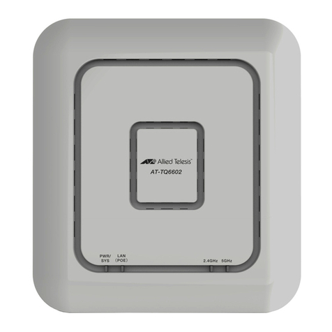 Allied Telesis AT-TQ6602 User manual