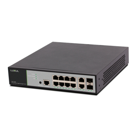 Luxul XMS-1208P Quick install guide
