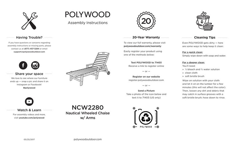 Polywood NCW2280 User manual