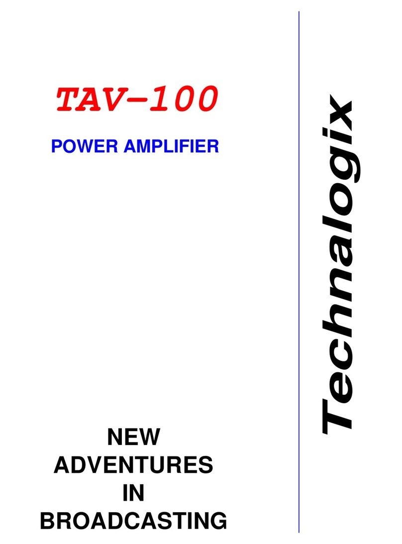 Technalogix TAV-100 manual