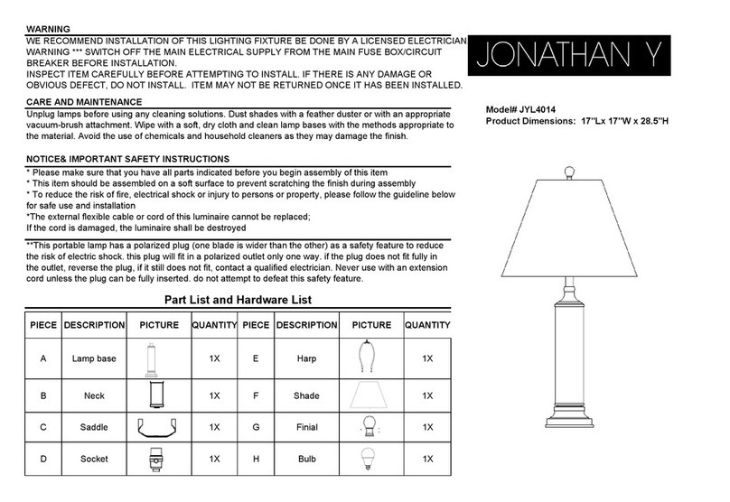 JONATHAN Y JYL4014 manual
